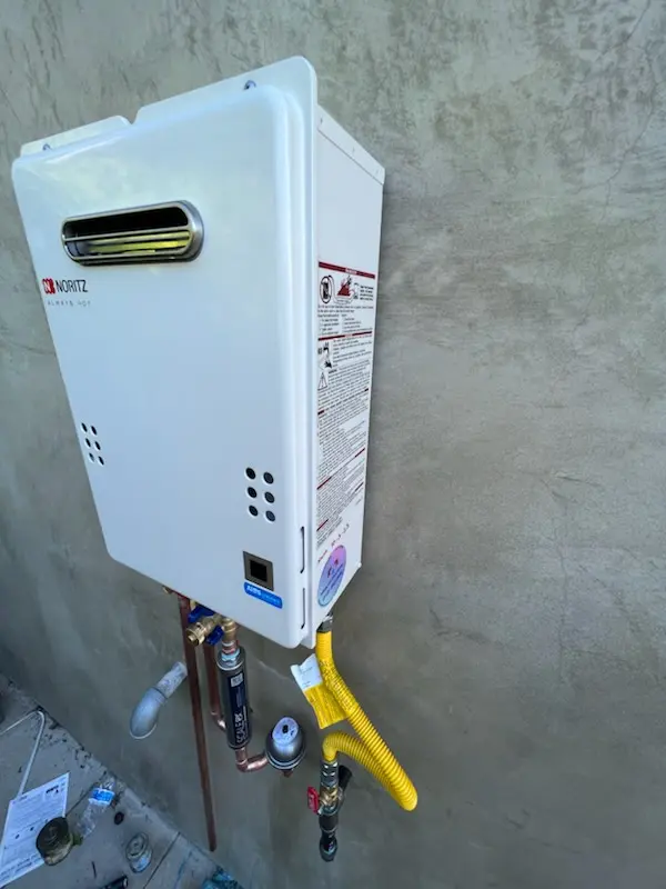 Tankless water heater installation for Kingston Shores homes