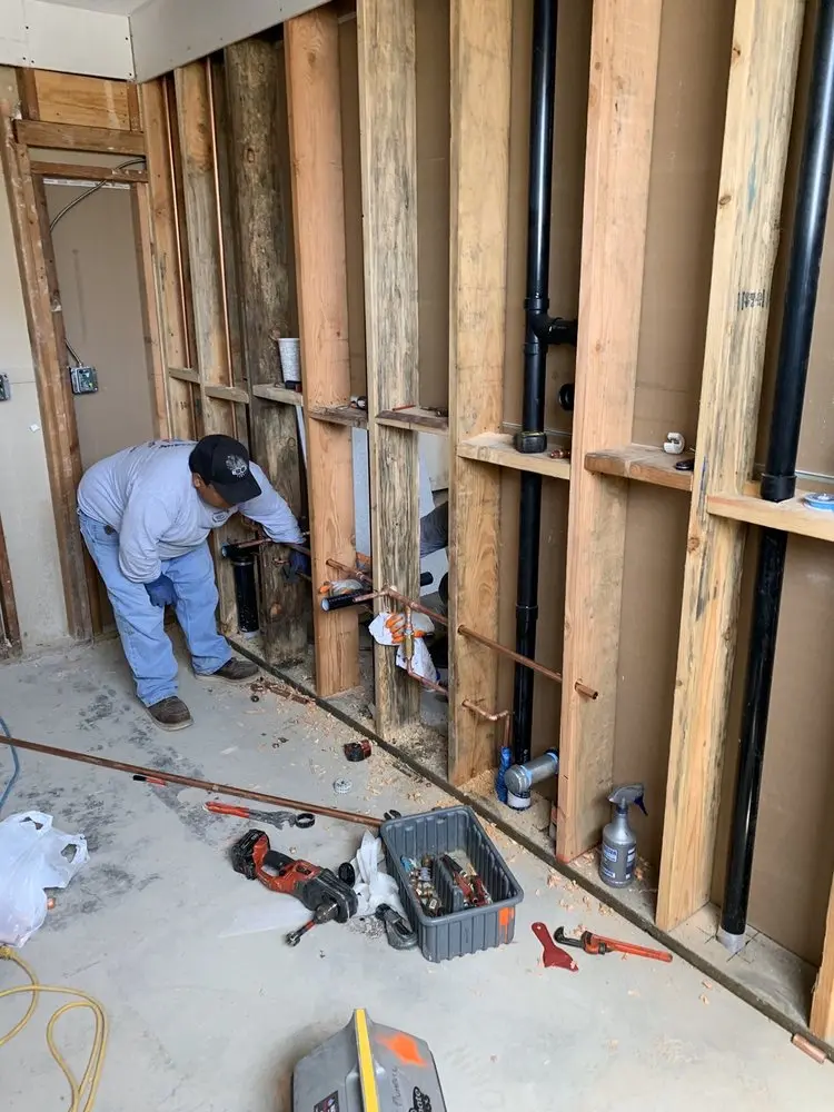 Commercial rough-in plumbing for Gas Line Repair in Kingston Shores